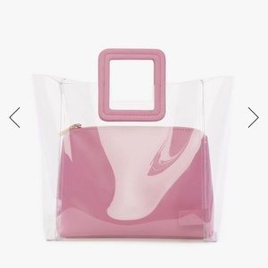 Pink Staud Shirley tote